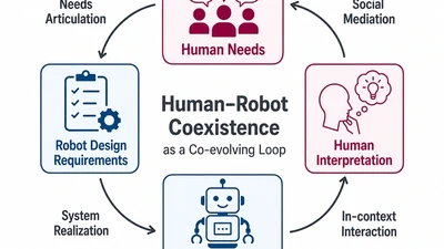 Toward Considerate Human-Robot Coexistence: A Dual-Space Framework of Robot Design and Human Perception in Healthcare featured image